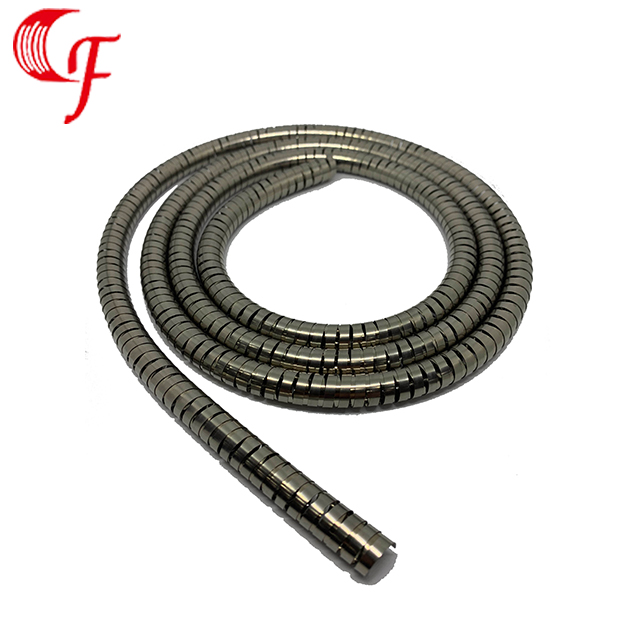 Double flat wire tube spring